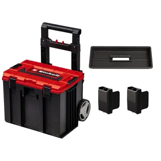 Einhell E-Case L Werkzeugtrolley mit Rollen Schwarz, Rot 44 x 38,5 x 60