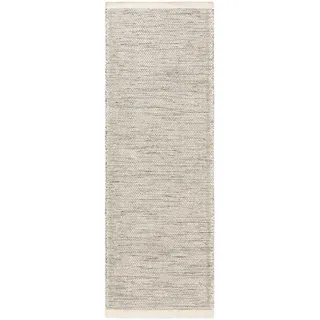 benuta Pure Wollteppich-Läufer Rocco Beige/Schwarz 70x200 cm , Textil , Beton Optik , Rechteckig , 70x200 cm , Care & Fair, Handmade in India , pflegeleicht , Teppiche und Böden, Teppiche, Teppichläufer, Läufer