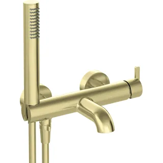 Bathtub mixer with shower set - Gold