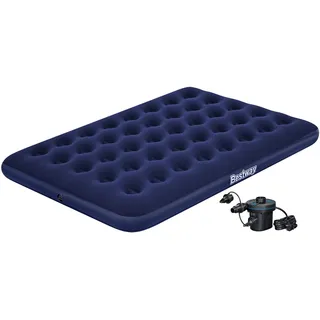 BESTWAY Doppelluftbett mit externer Elektropumpe 191 x 137 x 22 cm