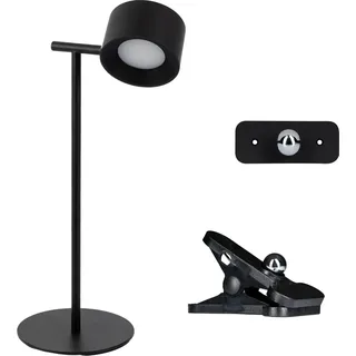 LED's light Akku Tischlampe 3in1 250lm 3000K/4000K/6000K IP44 dimmbar Schwarz