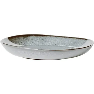 Villeroy & Boch Schale flach Lave glacé 28 x 27 cm, schöne Schale aus Steingut für Beilagen und größere Gerichte, spülmaschinenfest