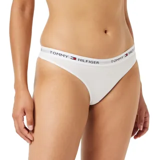 Tommy Hilfiger Damen Thong String, White (White 100), S