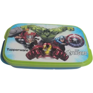 Tupperware to Go Lunchbox Clevere Pause 590ml mit Trennwand Eco+ Schule Brotdose mit Abteilung Brotdose Roboter Stars 590 ml