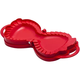 SVIM 575 Apfeltaschen-Teigform/hübscher Apfelform, 14 x 17 cm, Rot