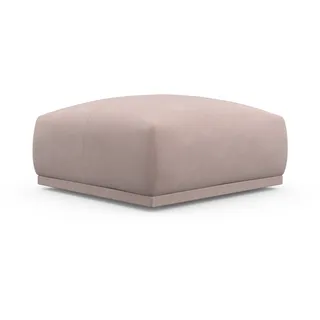 TRENDMANUFAKTUR Hocker Braga mit hochwertigem Kaltschaum 85 x 42 x 85 cm Lila/Rosa