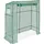 Foliengewächshaus Stahl Dunkelgrün Kunststoff 1 mm 1,5 m2