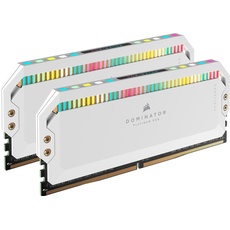 Bild von Dominator Platinum RGB weiß DIMM Kit 32GB, DDR5-5600, CL36-36-36-76, on-die ECC (CMT32GX5M2B5600C36W)