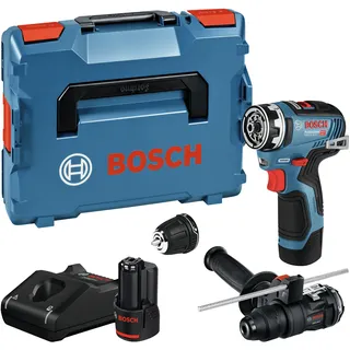 GSR 12V-35 FC Professional inkl. 2 x 3 Ah + L-Boxx + Zubehör 06019H3009