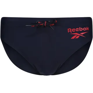 Reebok Badeslip »"Wells"« 1 Stk. mit Kordel, mit Logoschriftzug, kurz, basic, bequem, schnell trocknend, blau