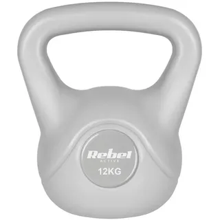 REBEL Kettlebell 12 kg Grau/Blau