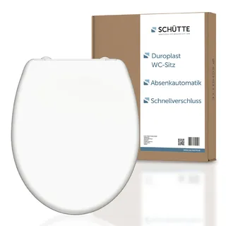 Schütte WC-Sitz Duroplast Weiß