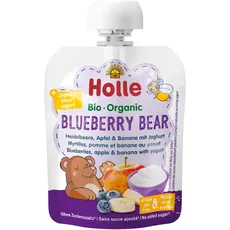 Bio Pouchy Blueberry Bear 85g - 10er Vorteilspack von Holle