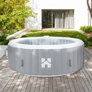 Home Deluxe Whirlpool Splash Ø 208 cm x 65 cm Rund Grau