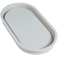 Bild Silikon Gießform Untersetzer oval, 17,8 x 9,5 cm,
