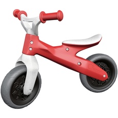 Chicco Balance Bike Eco Plastic, rot, Laufrad für Kinder von 18 Monaten bis 3 Jahren (bis zu 25 kg), Laufrad ohne Pedale, Ergonomischer Lenker und Sattel, Anti-Pannen-Räder, 80% Recycelter Kunststoff