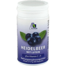 Bild Heidelbeer mit Lutein plus Vitamin C + E Kapseln 60 St.