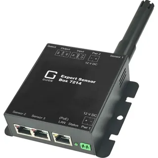 Güde 7214-11, Drinnen, Temperatursensor, Freistehend, -20 - 80 °C, Kabelgebunden, RJ-45