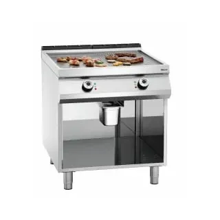 Bartscher Elektro-Griddleplatte, 1/2+1/2, OU
