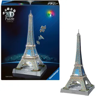 Ravensburger Iconics: Eiffelturm - mit Licht 3D Puzzle