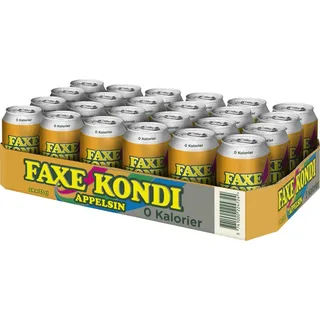 Faxe Kondi Orange 0 Kalorien 24 x 330 ml - 24 x 0,33 L