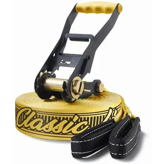 Gibbon Slacklines Classic Line Xl Treewear Set Slackline - Yellow - 25 m