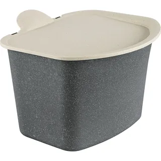 KOZIOL -Abfall-Behälter Bibo grey - Beige, Grau