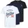 TEE CREW NECK 3PK Mp Noos T Shirt Schwarz L