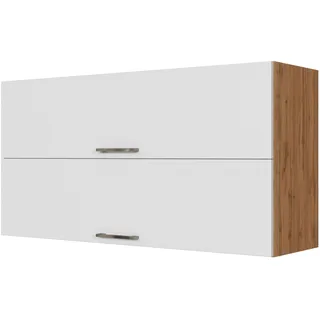 Held Möbel Klapphängeschrank Sorrento BxHxT 110 x 57 x 34 cm Weiß-Wotaneiche