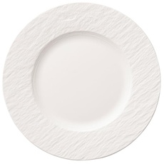 Bild Manufacture Rock Blanc Frühstücksteller (22 cm), Premium Porzellan, Weiß