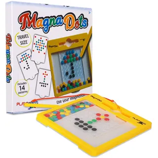 Playkidz Playmags Magnettafel für Kinder – Magnetisches Doodle Dots Board mit Magnetstift – Magna Doodle mit kindersicheren Magneten – Kinder & Kleinkind Reise-Spielzeug