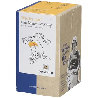 Sonnentor Eine Mütze voll Schlaf Teebeutel 18 x 1,5 g