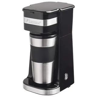 Bestron Kaffeemaschine schwarz/silber