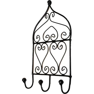 Orientalisch Marokkanische Garderobenhaken Kleiderbügel Vintage - Schwarz