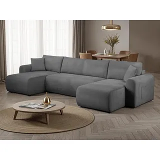 OTTO home »JONAA, 311 cm, U-Form, Schlafsofa, Boxspringfederung, Cord, Struktur« Schlaffunktion 133/270cm, Bettkasten, Taschen, Unser Tiefpreis
