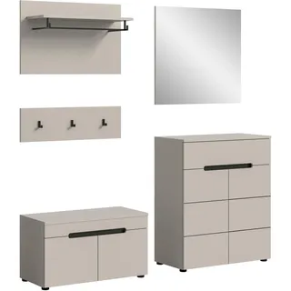 xonox.home Garderobenkombination Canu 175 x 190 x 37 cm Kaschmir