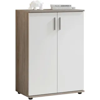 None Boxxx 60 x 84 x 35 cm Weiß / Eiche dunkel