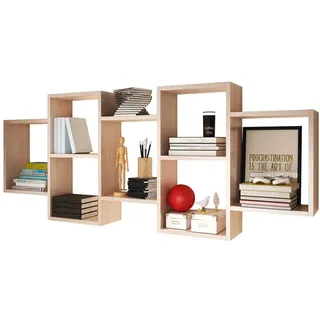 Selsey Bücherregal 160,5 x 65 x 0 cm Sonoma Eiche