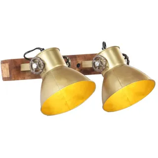Wandlampe Industriestil Messing 45x25 cm E27