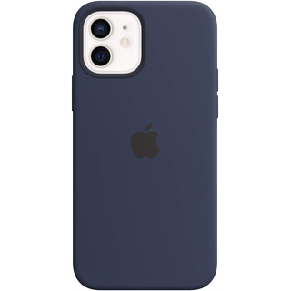 Apple iPhone 12 | 12 Pro Silikon Case mit MagSafe dunkelmarine