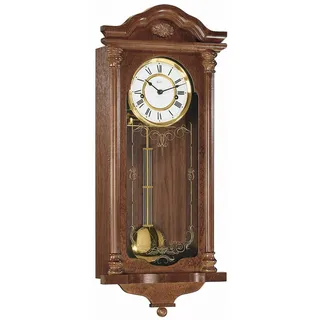HERMLE Holz-Pendeluhr 70509-030141 30,0 Nussbaum/weiß