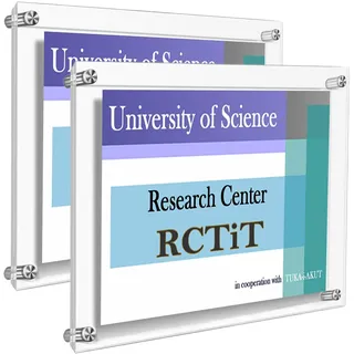 TUKA-i-AKUT 2X Acryl Wand Bilderrahmen für A3 Flyer, Doppelte Acryl Panel Kristallklar, Wandhalter Büroschild Fotorahmen Display Rahmen für Familienfoto Zertifikat Poster, UV-Schutz, TKD9402-A3-2x