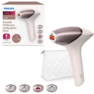 Philips IPL-Haarentferner »Lumea S9000 BRI958/00« 450.000 Lichtimpulse 4 Aufsätze (Achseln, Bikinizone, Körper und Gesicht), kabellos, rosa