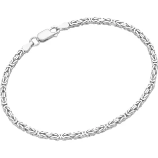 Königsarmband FIRETTI "Schmuck Geschenk Silber 925 Armschmuck Armband Königskette" Gr. 23, silber (silberfarben), Armbänder, Herren, 23, Silber 925 (Sterlingsilber), Königsarmband