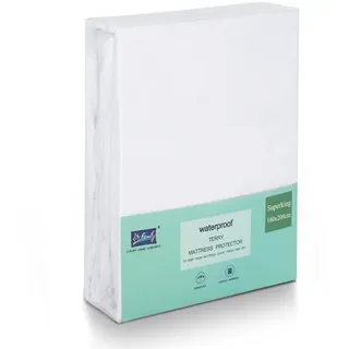 Family Bedding Matratzenschoner für Super-Kingsize-Bett, 100% wasserdicht, Frottee-Baumwolle