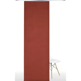 LIEDECO Schiebegardine Klettband 60 x 245 cm Rot 1 Stk.