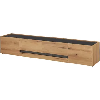 Home Affaire City/Giron Lowboard 220 cm Beige Holz