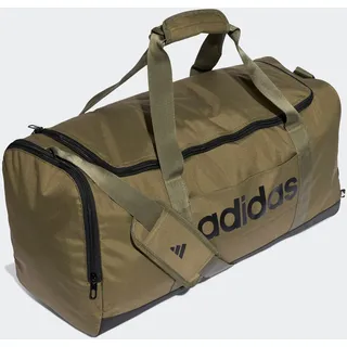 adidas Linear Duffelbag M Olive Strata/Black