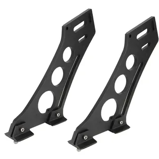 Spoiler-Beine, Spoiler-Montagehalterungen, Spoiler-Montagehalterungen, Heckflügel-Montagehalterungen, Heckflügel-Beine - Schwarz