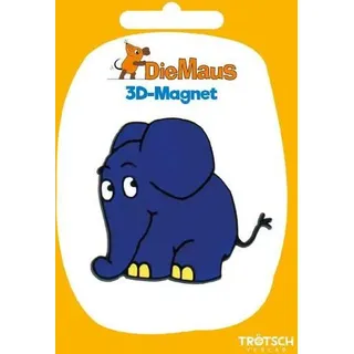Trötsch Die Maus 3D-Magnet Elefant stehend